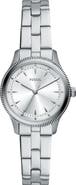 Fossil Brynn Three-Hand Stainless Steel Bracelet Watch, 30mm