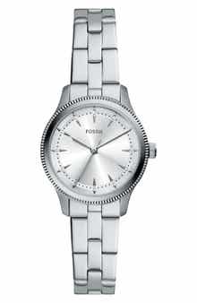 Fossil Brynn Three-Hand Stainless Steel Bracelet Watch, 30mm