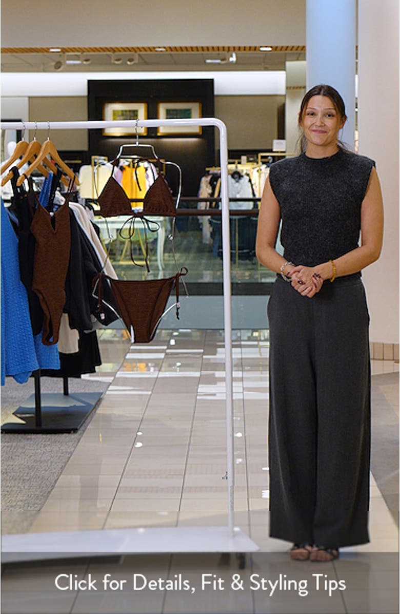 Gina Beaded Tie Bikini Bottoms, sales video thumbnail