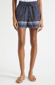 Veronica Beard Vilvaldi Tie Waist Shorts