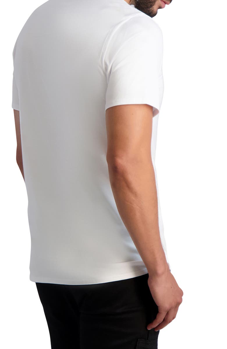 KARL LAGERFELD PARIS Karl Knight Embroidered Graphic Tee, Alternate, color,