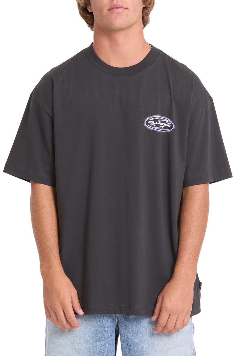 Bad Dog Graphic Tee, Main, color, WASHED BLACK