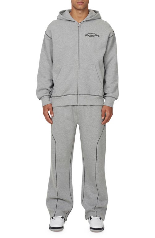 Good For Nothing Coverlock Vintage Zip Hoodie In Gray