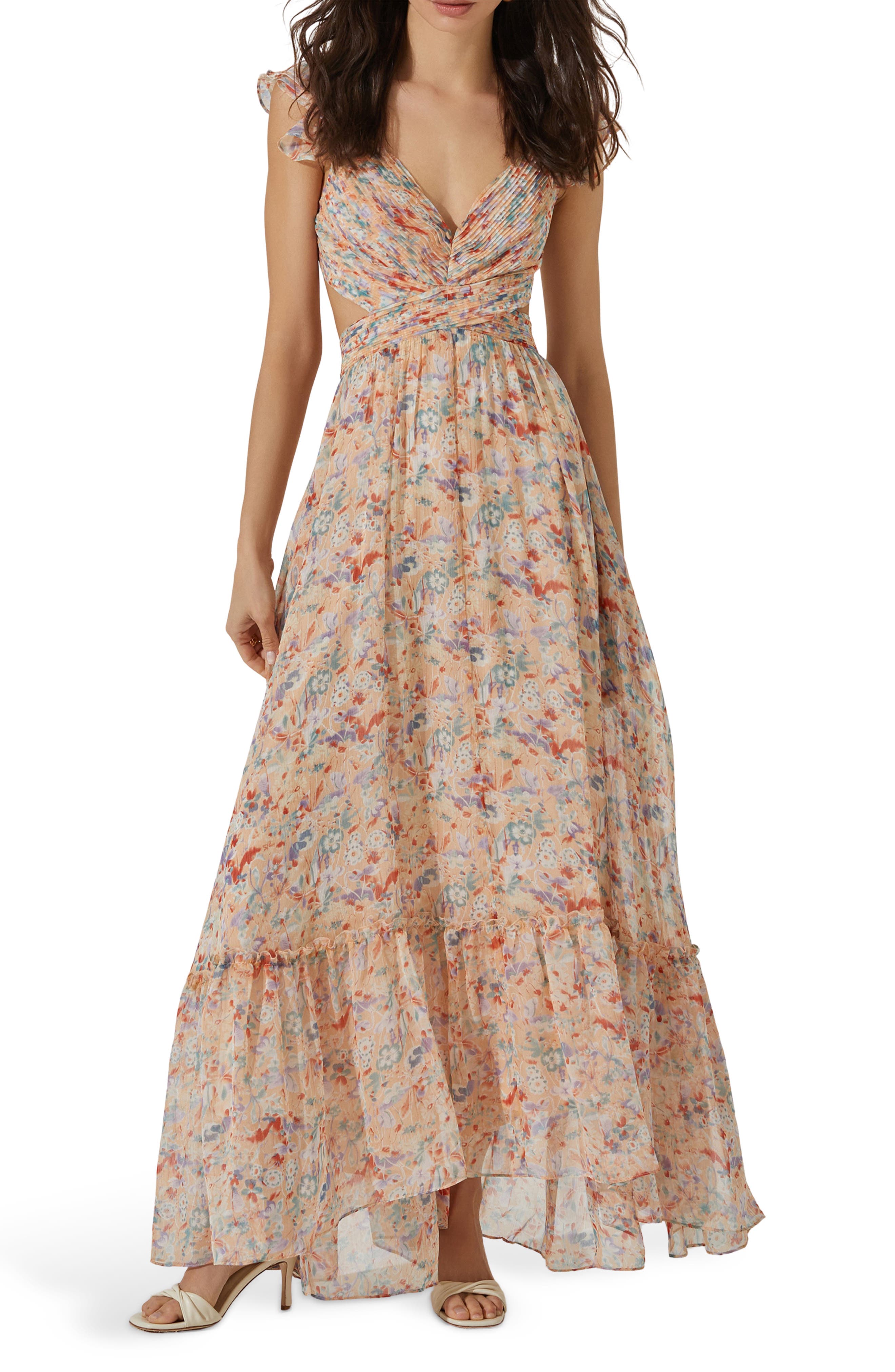 selected PEACH MULTI FLORAL