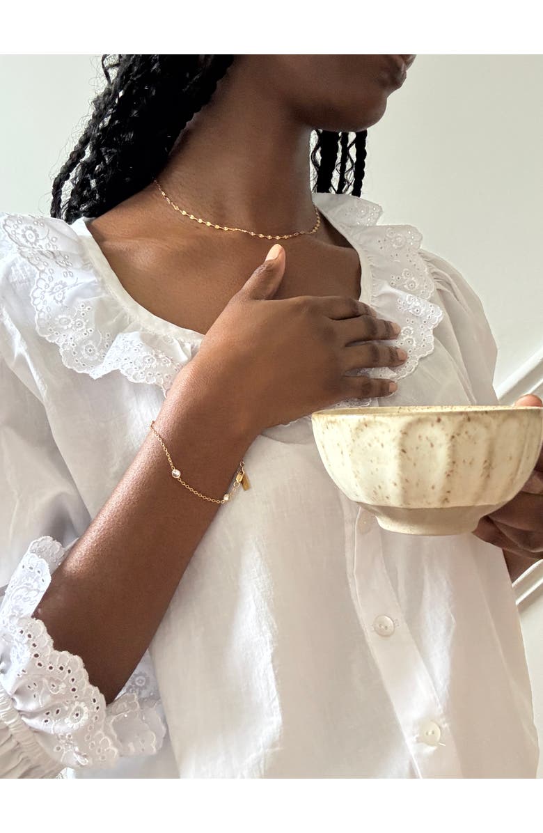 Set & Stones Faye Bracelet, Alternate, color, Gold