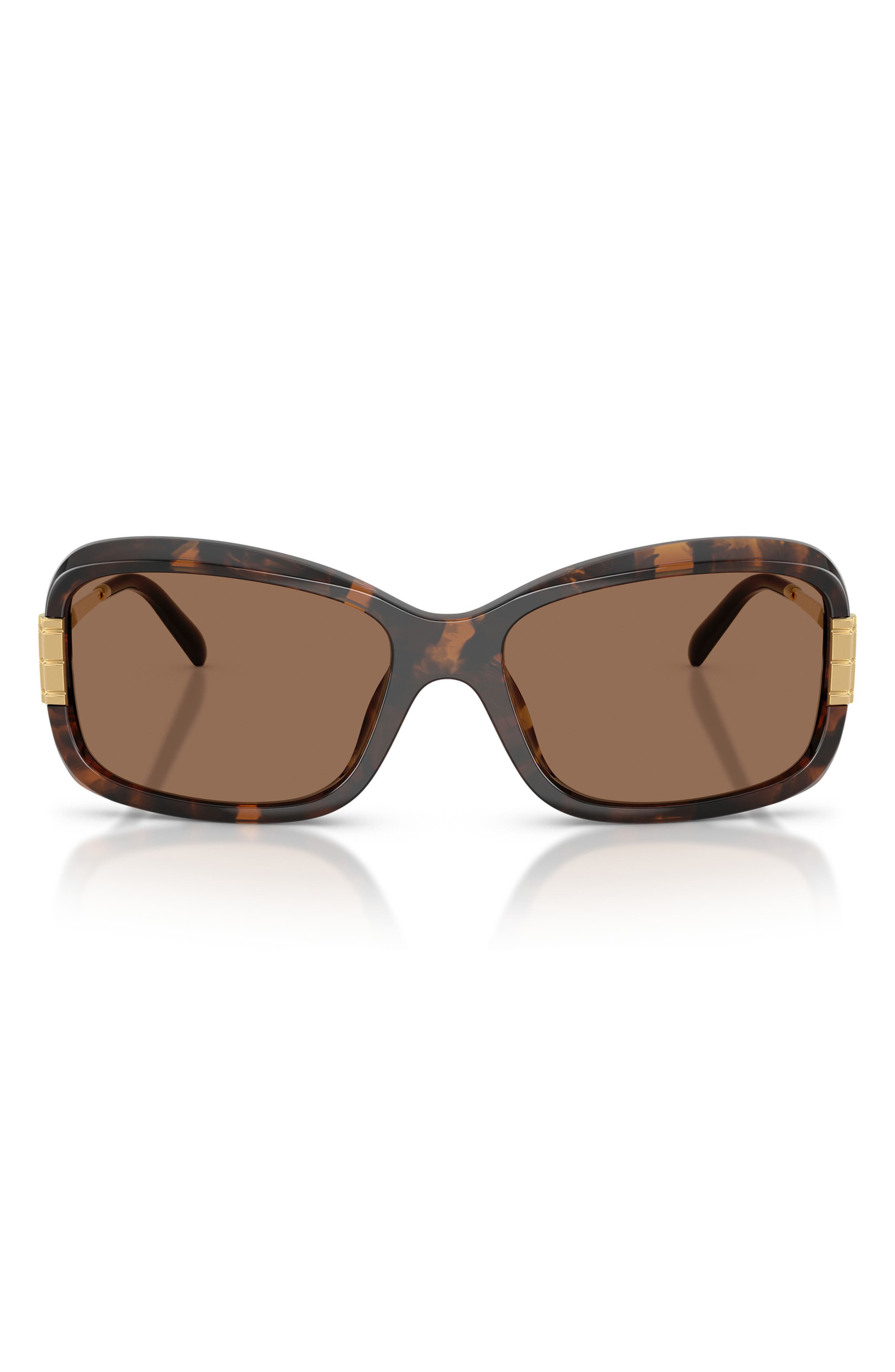 selected TORTOISE / DARK BROWN