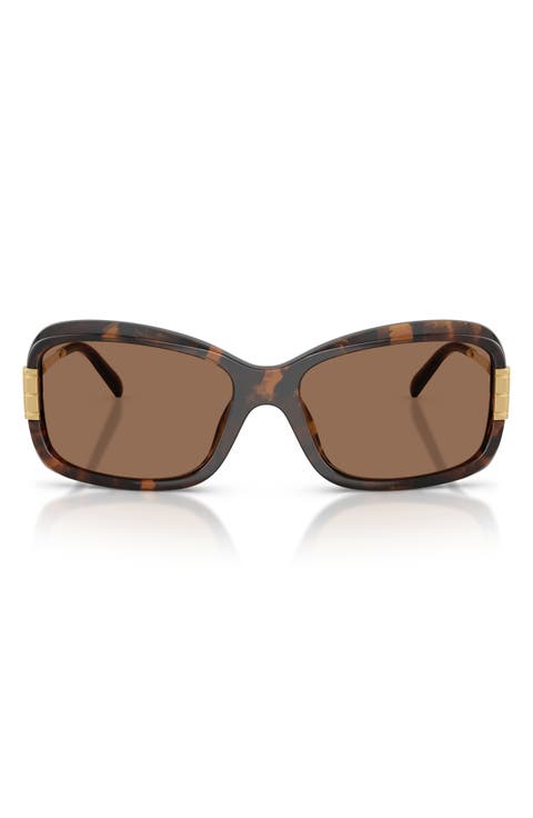 56mm Rectangular Sunglasses