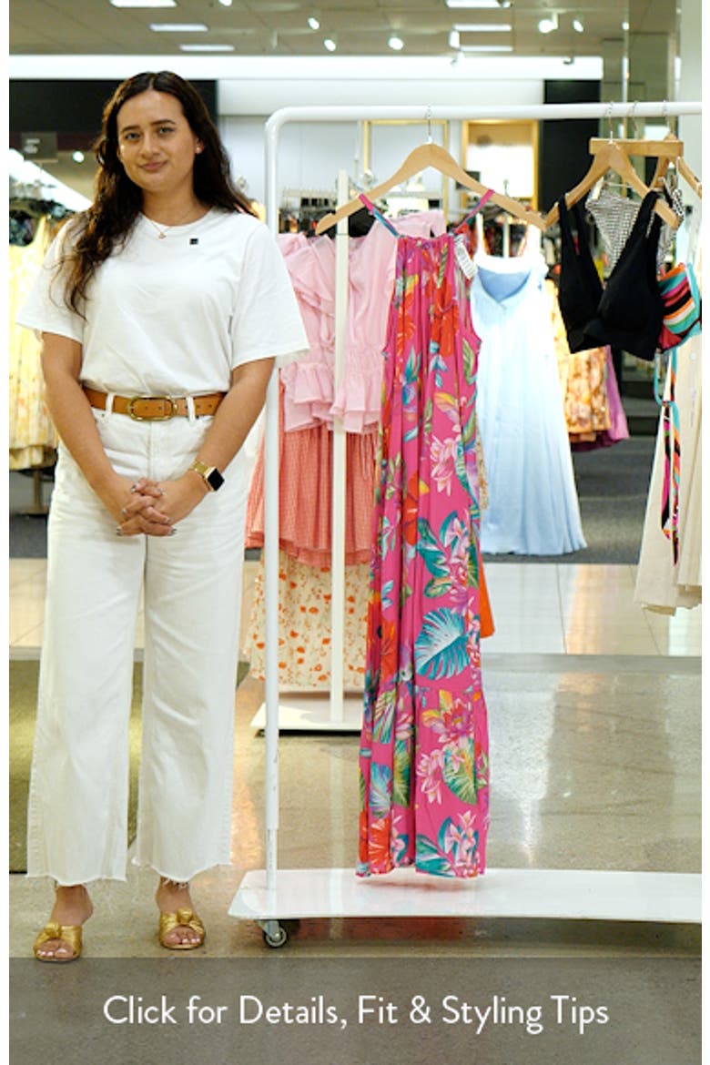 Fiesta Floral Midi Cover-Up Dress video
