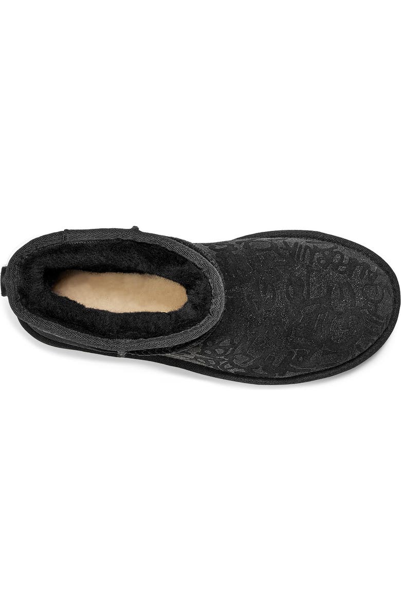 UGG<sup>®</sup> Classic Mini Sparkle Graffiti Boot, Alternate, color,