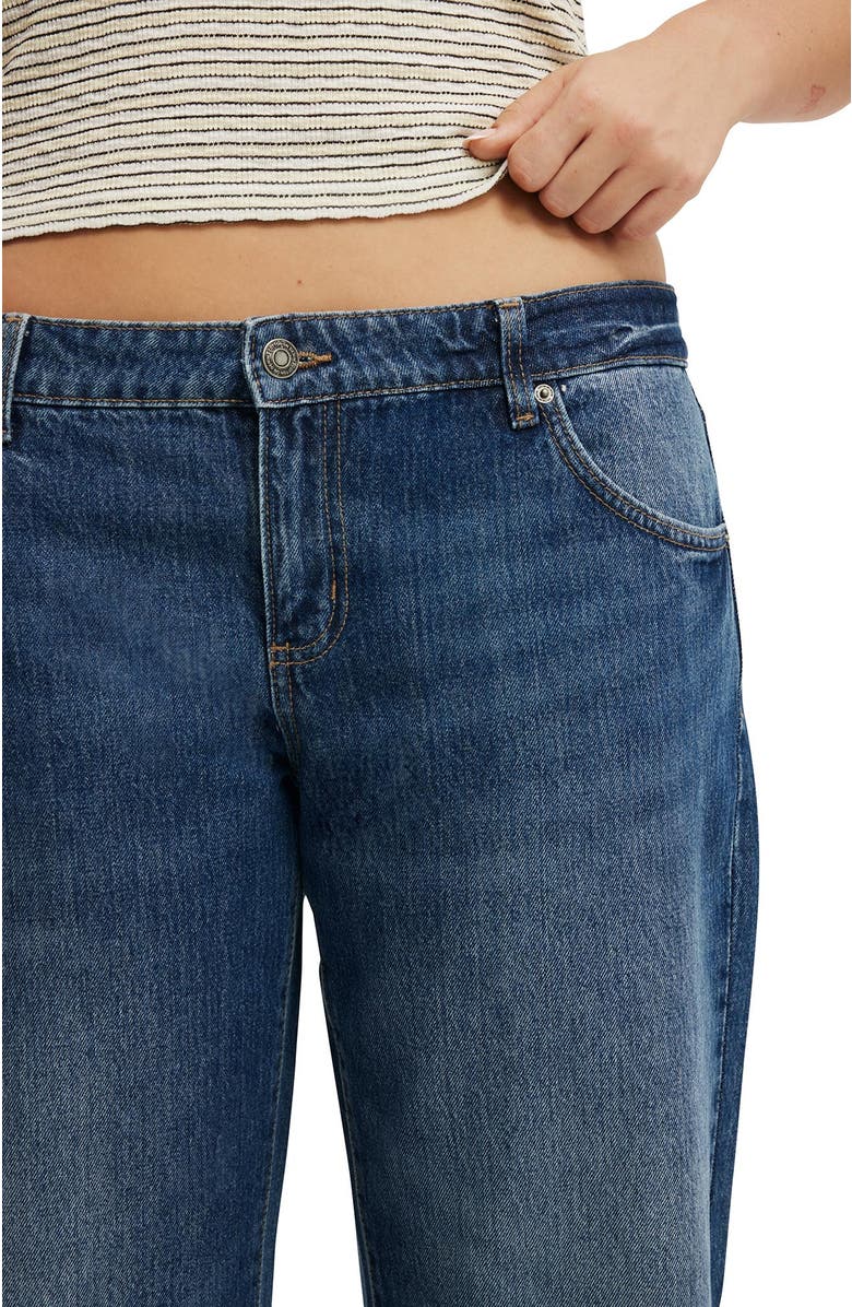 Cotton On Women's Low Rise Straight Jean, Alternate, color, River Blue