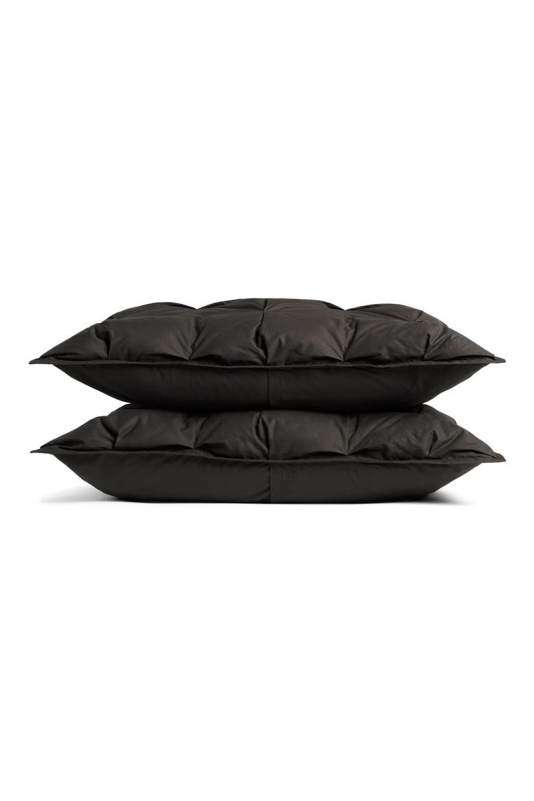 Organic Cotton Puff Sham Set, Main, color, ONYX