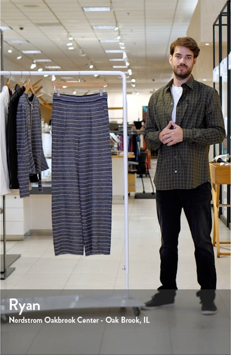 Tweed Straight Leg Pants, sales video thumbnail