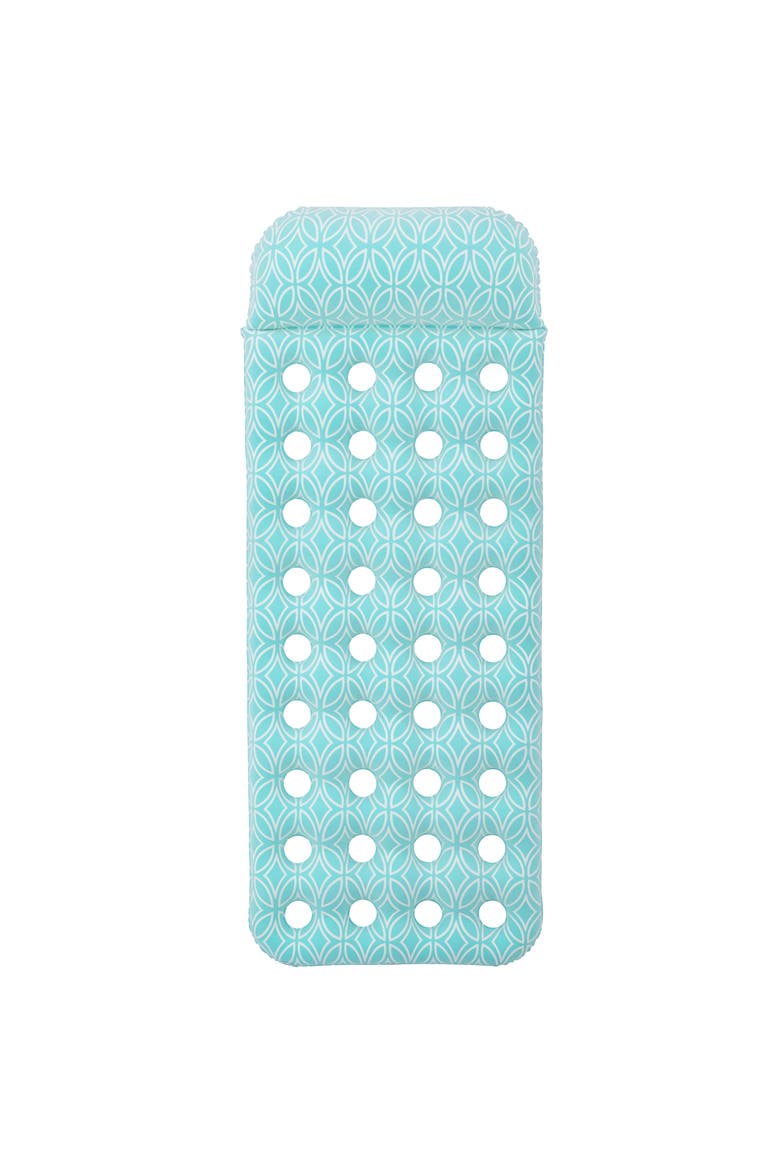 Comfort Plush Inflatable Floating Pool Mat, Alternate, color, Blue