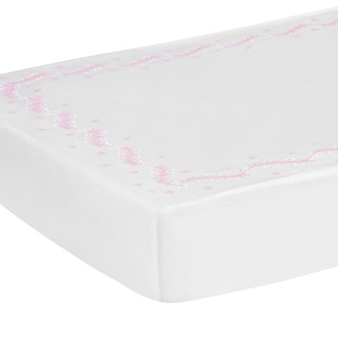 Kids' Embroidered Crib Sheet