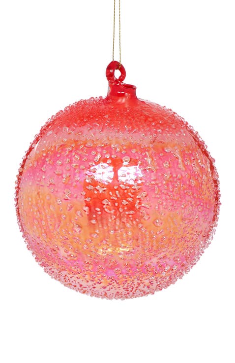 Sparkling Ombre Ornament, Small, Set of 6