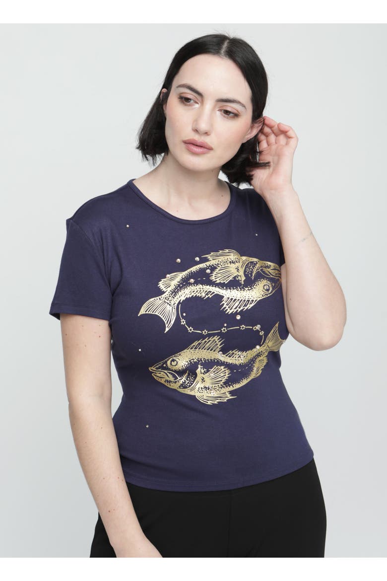 Pisces Horoscope Tee, Alternate, color, Pisces