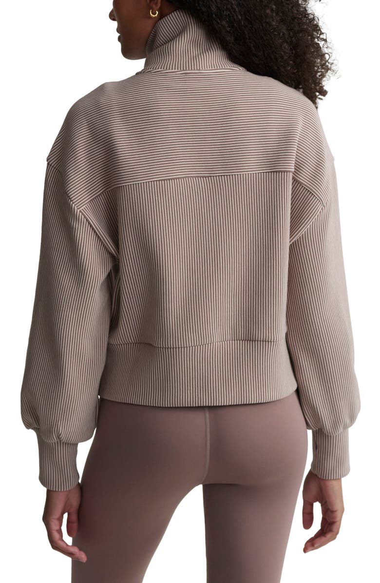 Varley Gibbs Ottoman Rib Crop Zip Jacket, Alternate, color, 