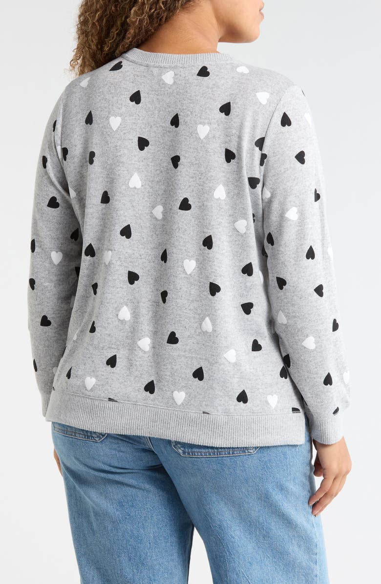 Lucky Brand Crewneck Pullover, Alternate, color, Light Grey