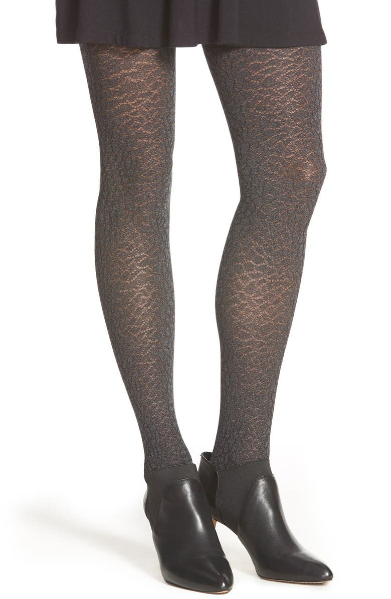DKNY Open Knit Tights, Main, color,