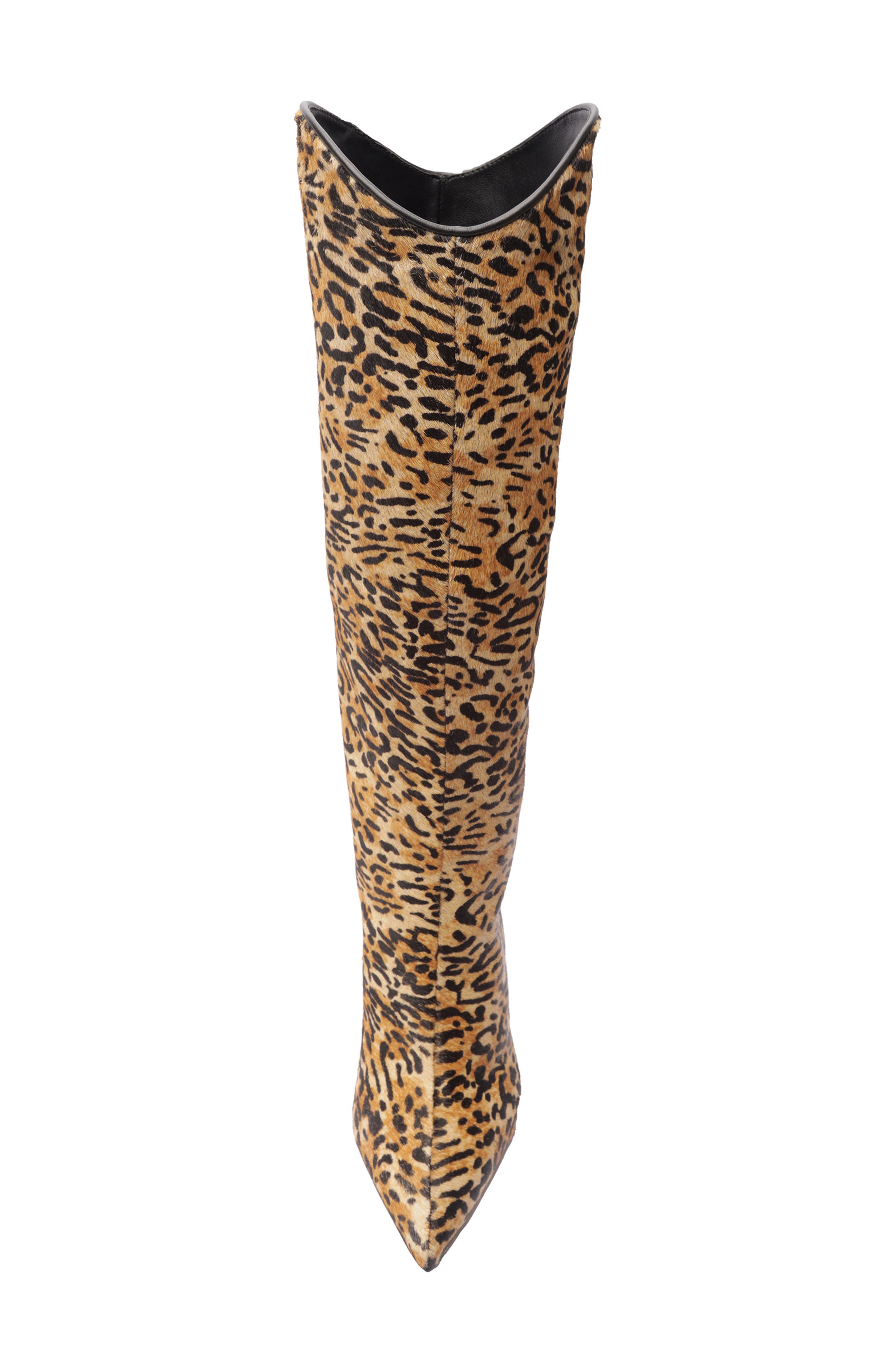 Schutz Maryana Wild Pointed Toe Genuine Calf Hair Boot, Alternate, color, 