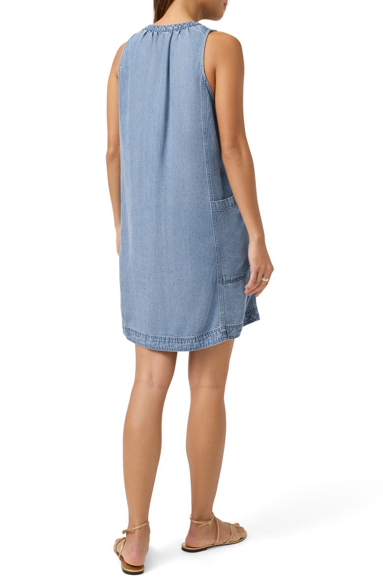 Splendid Chelsea Sleeveless Denim Minidress, Alternate, color, Indigo