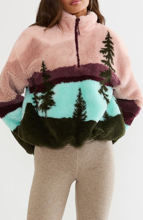 Leona Faux Fur Shearling Pullover
