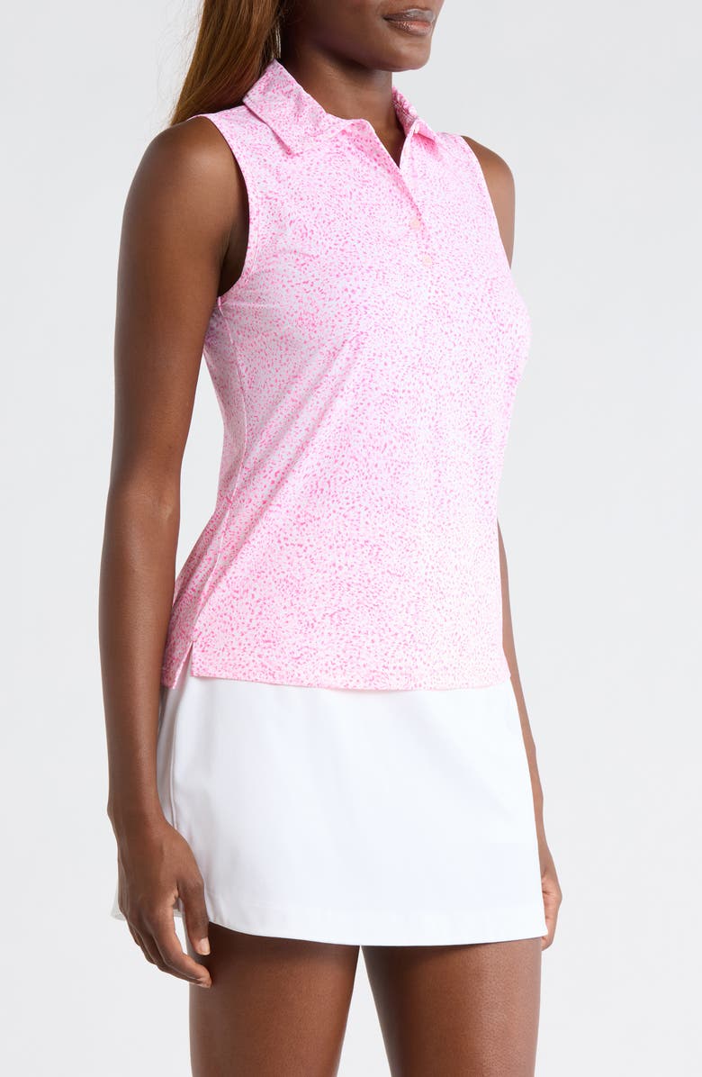 G/FORE Fireworks Silky Tech Sleeveless Polo, Alternate, color, 