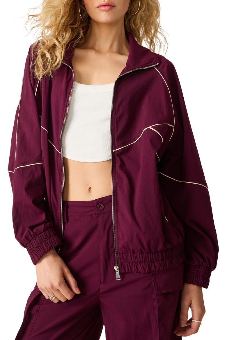Jacey Windbreaker Jacket, Main, color, FIG