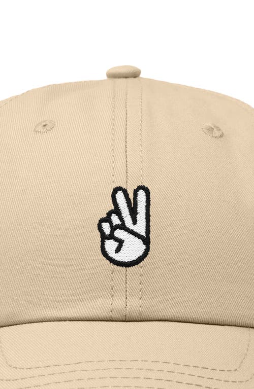 DALIX DALIX PEACE SIGN EMBROIDERED DAD HAT 