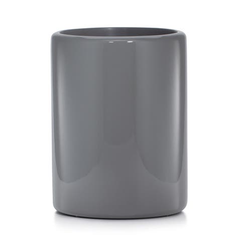 Domus Gray Gloss Waste Basket