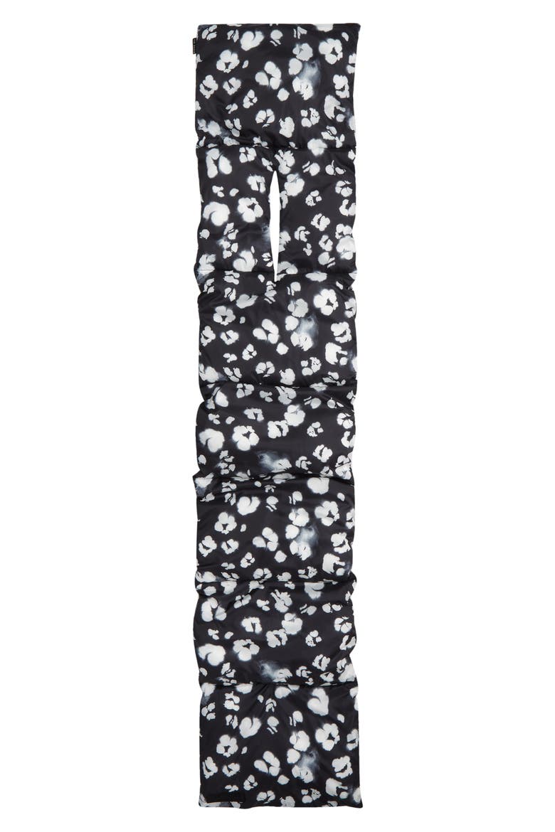 Norlah Nocturnal Puffer Scarf, Alternate, color, BLACK