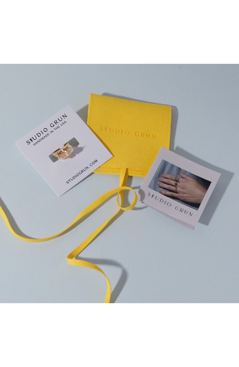 STUDIO GRUN Chunky Signet Ring, Alternate, color, 