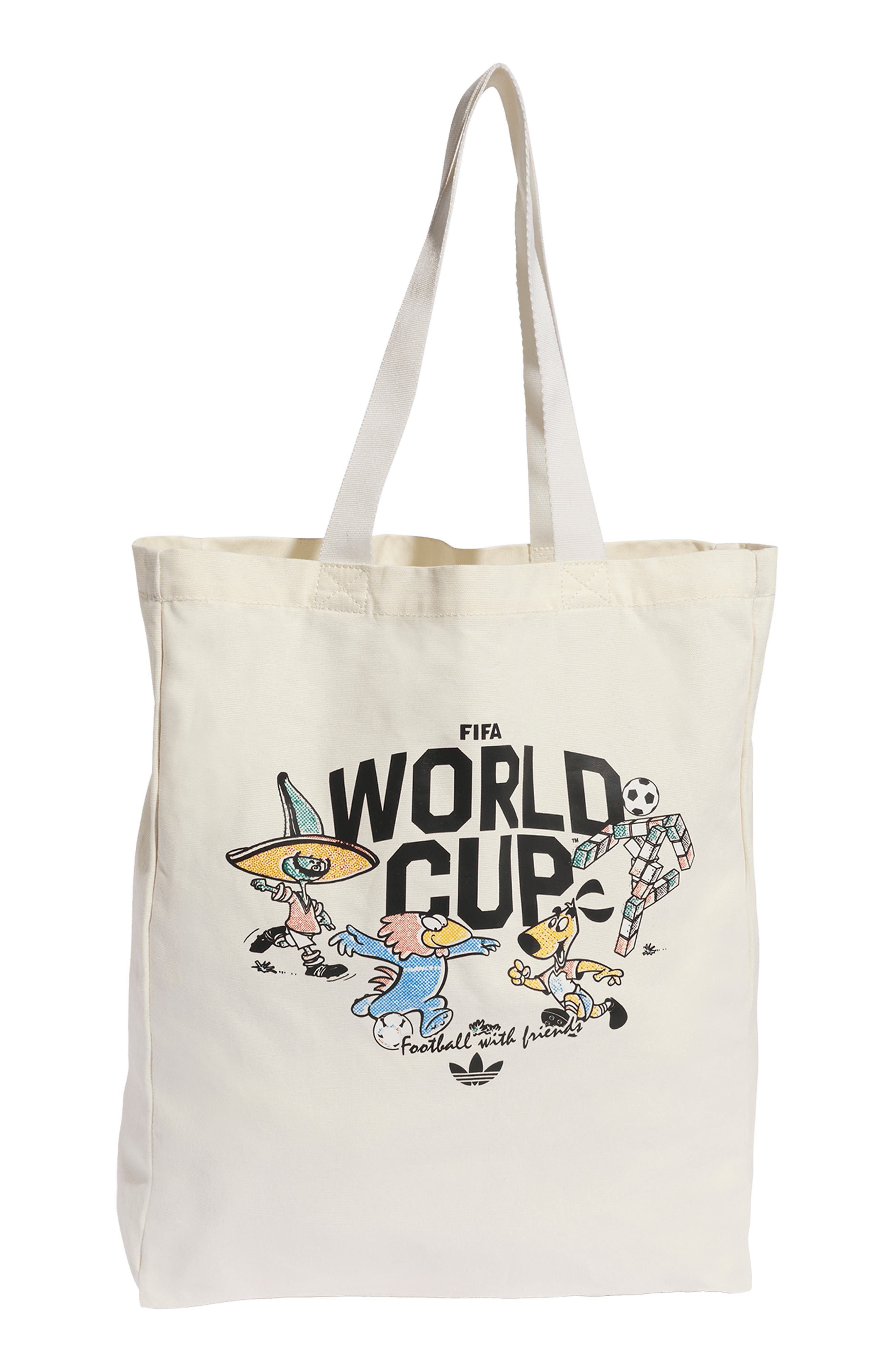 adidas Originals Mascot Canvas Tote, Main, color, 