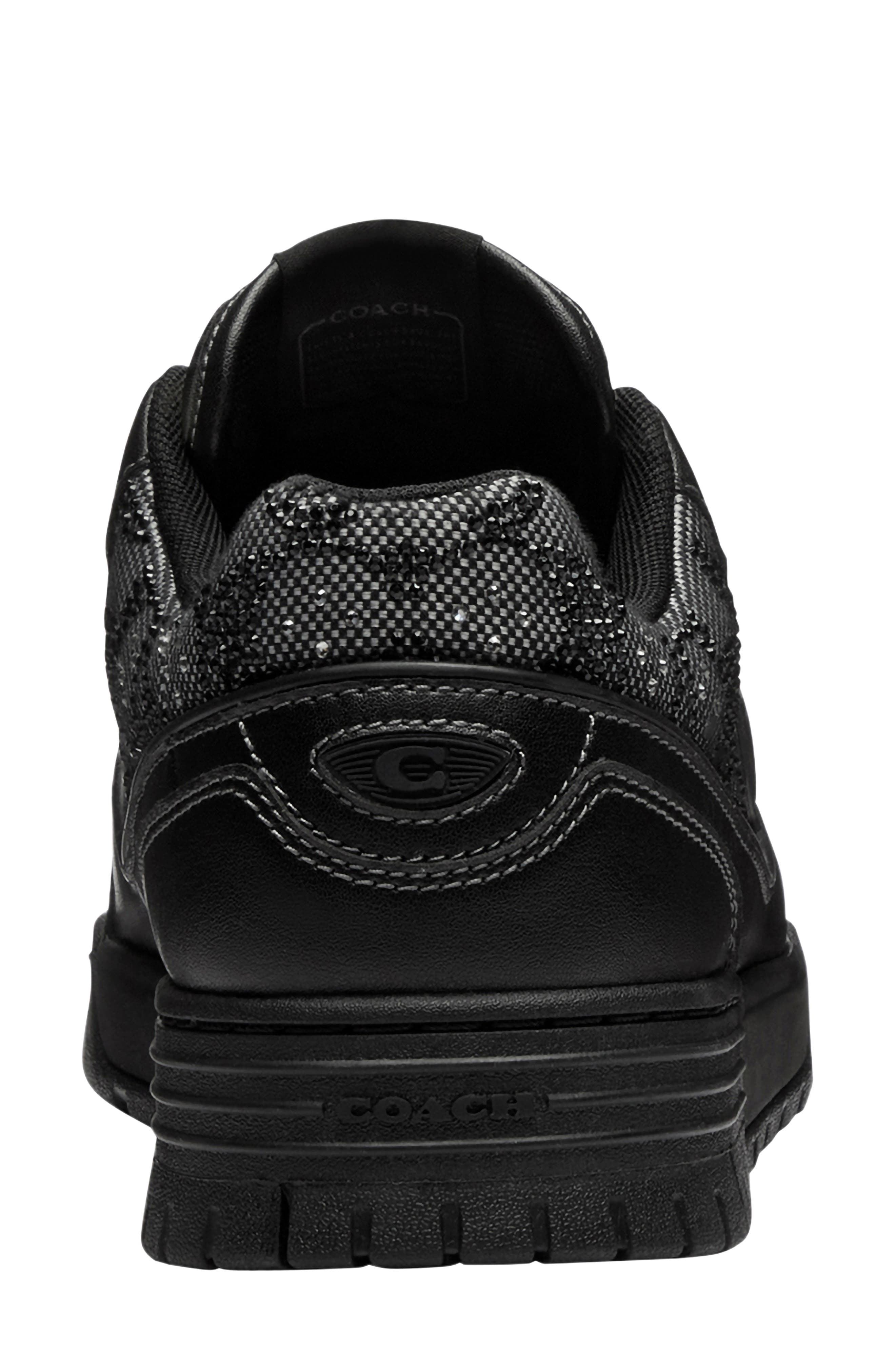 COACH Crystal Signature Monogram Sneaker, Alternate, color, 