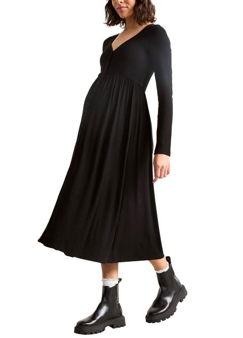 The Softest Rib Nursing Dress