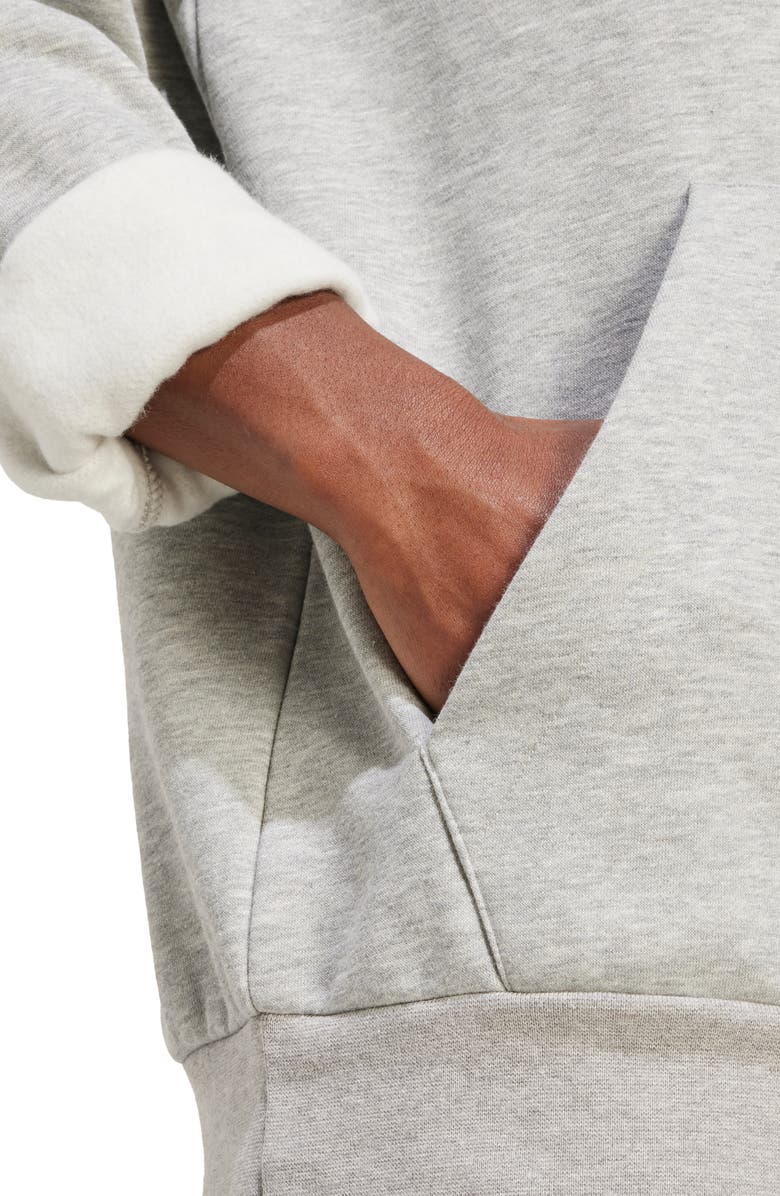 adidas Mini Pizza Graphic Hoodie, Alternate, color, Medium Grey Heather