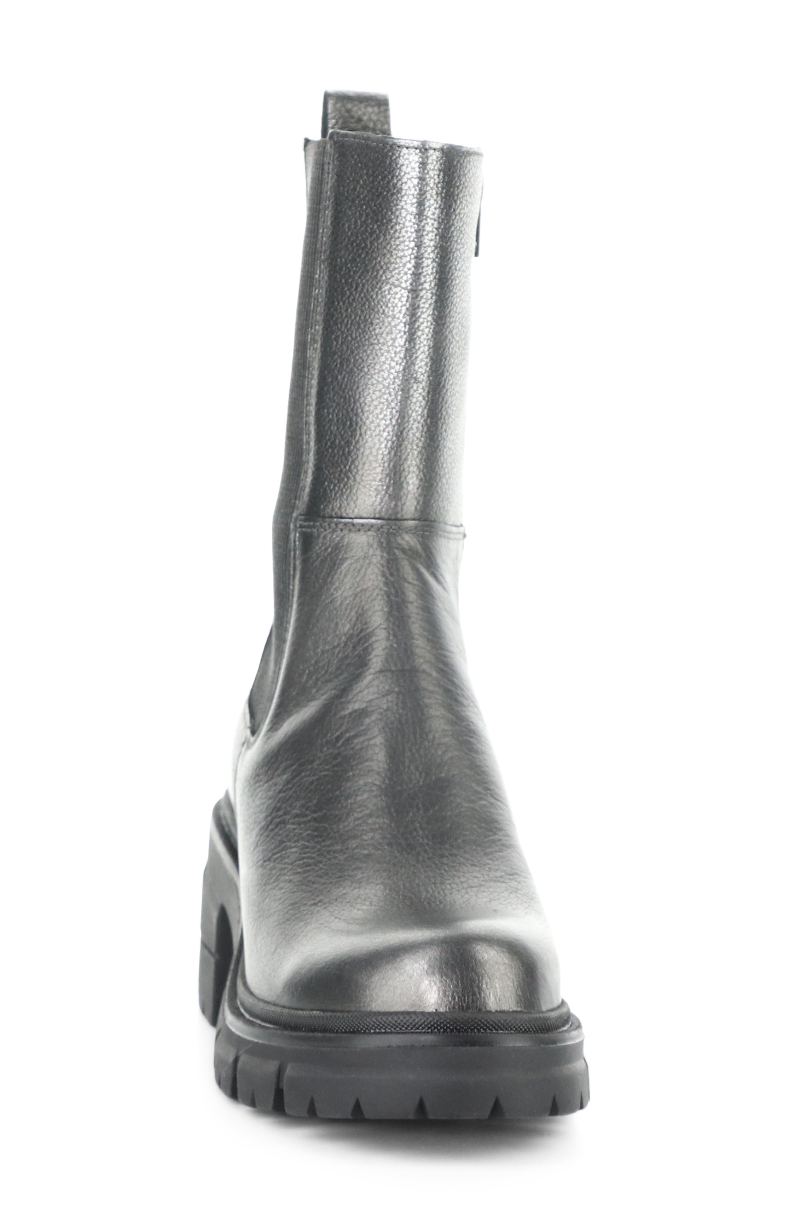 Brunas Waterproof Chelsea Boot, Alternate, color, STEEL/BLACK PIKE/ELA