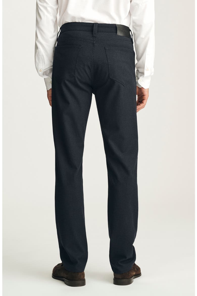 Courage Micro Check Straight Leg Pants, Alternate, color, DARK NAVY SUPREME PLAID