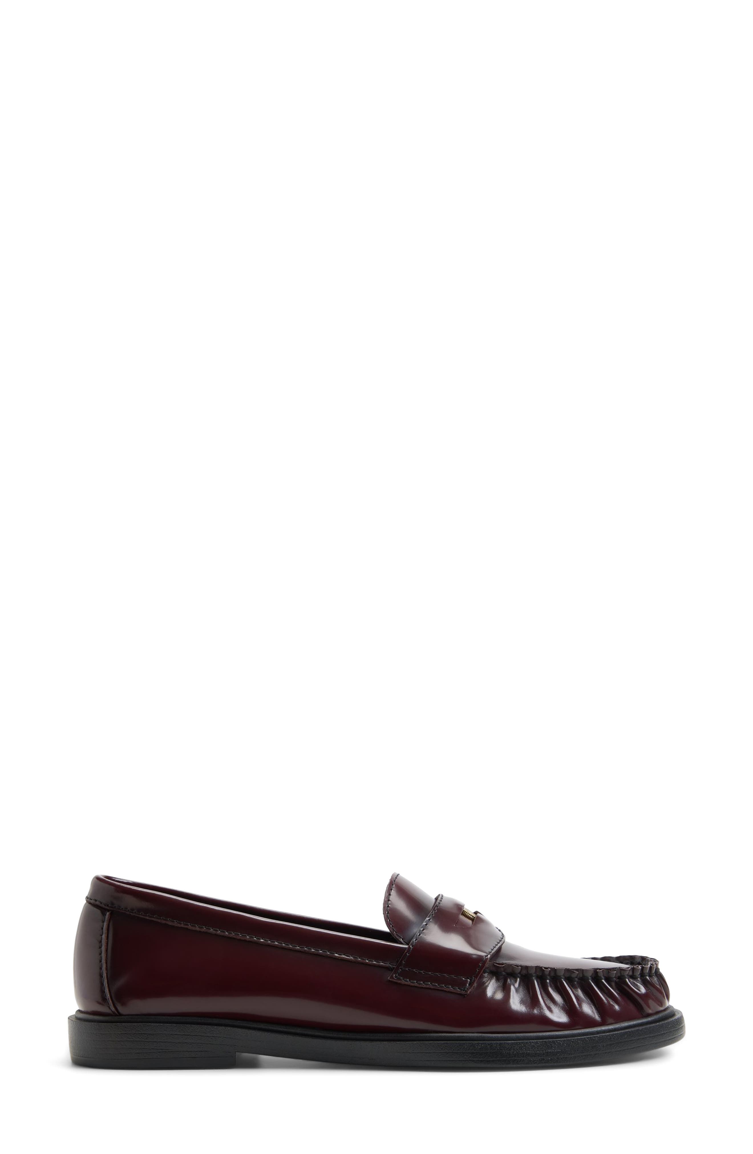Wren Penny Loafer, Alternate, color, WINE