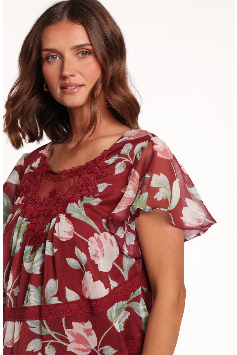 Java Minidress, Alternate, color, RED TULIP FLORAL
