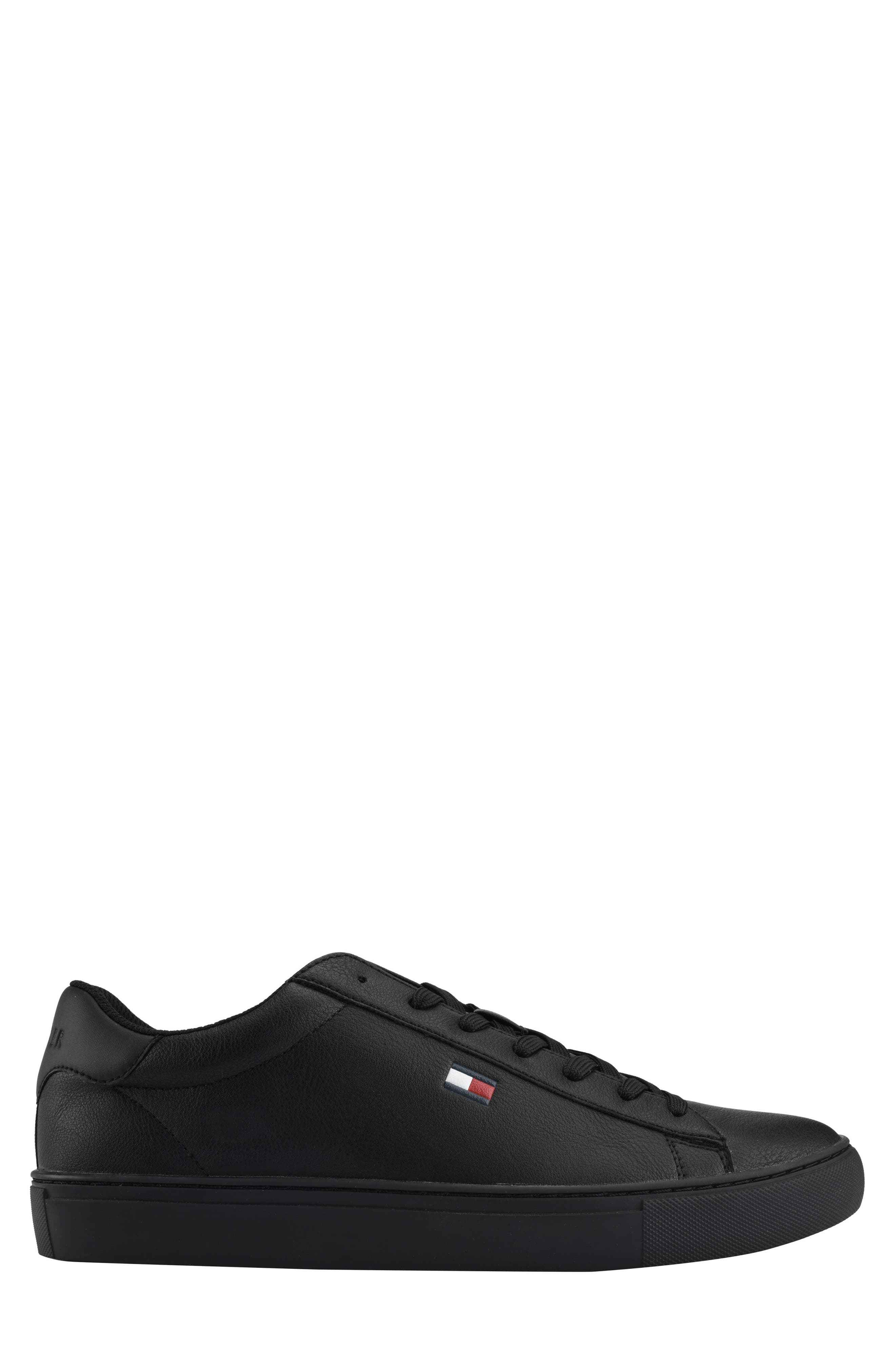 Tommy Hilfiger Brecon Signature Sneaker, Alternate, color, Black