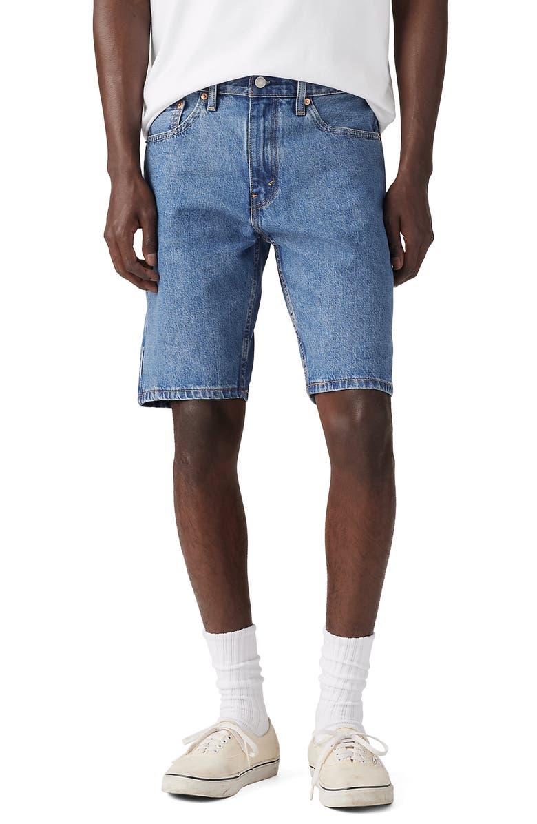 Levi's<sup>®</sup> 405 Standard Denim Shorts, Main, color, Medium Score Short