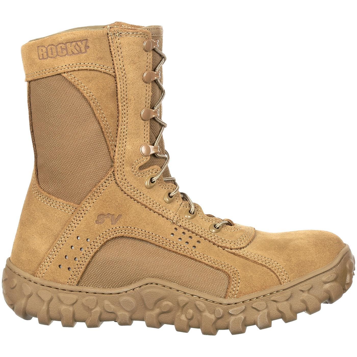 Rocky S2v Steel Toe Tactical Military Boot, Main, color, Coyote Brown