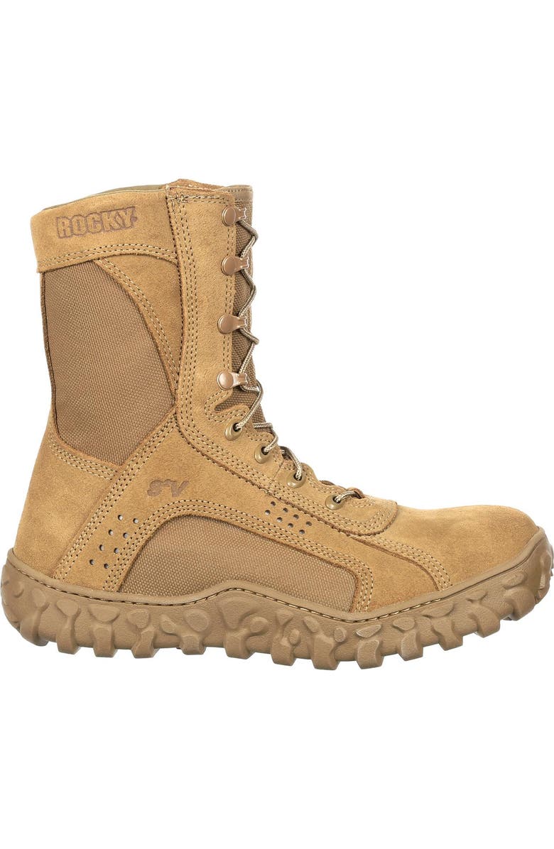 Rocky S2v Steel Toe Tactical Military Boot, Main, color, Coyote Brown