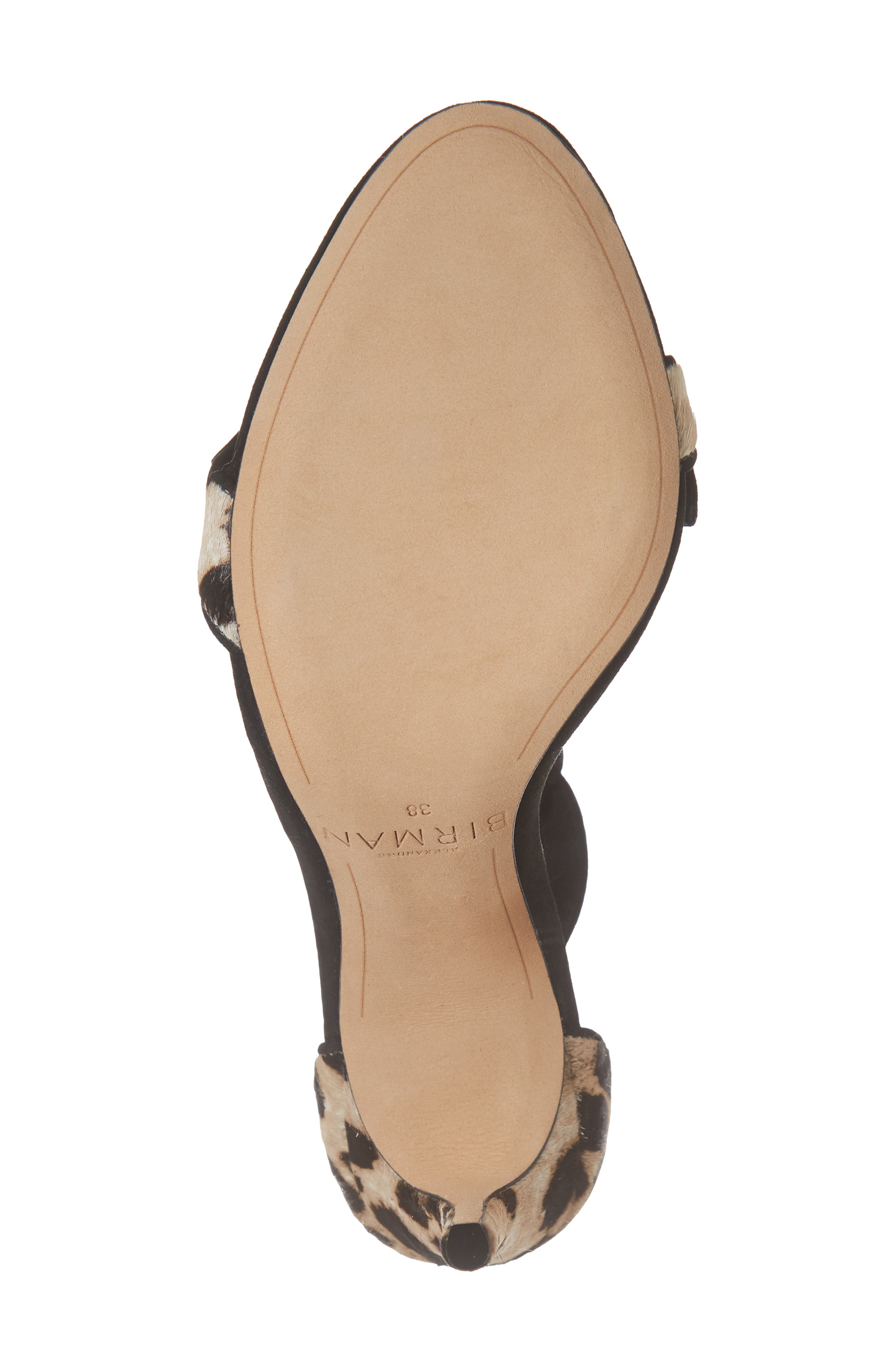 Alexandre Birman Clarita Genuine Calf Hair Ankle Tie Sandal, Alternate, color, 