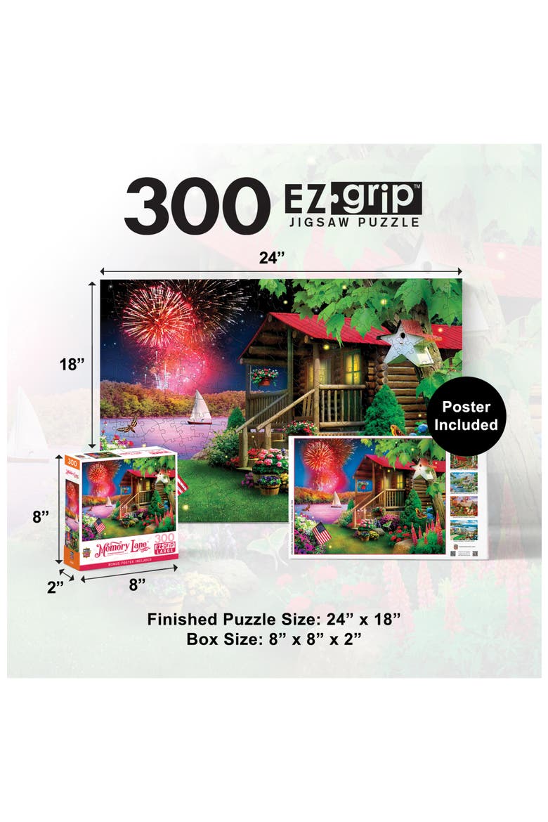 Summer Celebration 300 Piece Puzzle, Alternate, color, Multicolor