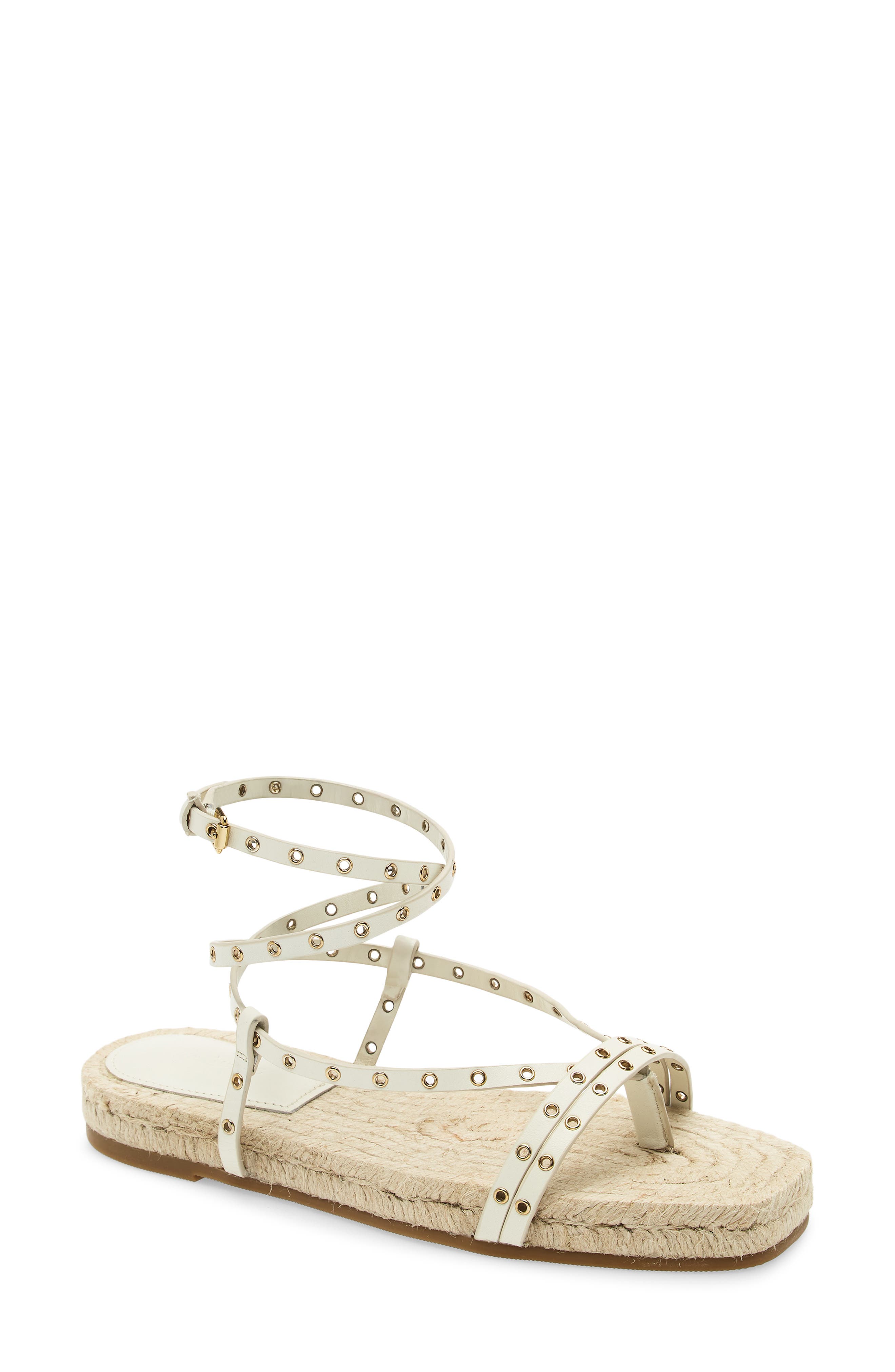 Madewell The Mira Espadrille Sandal, Main, color, Ivory