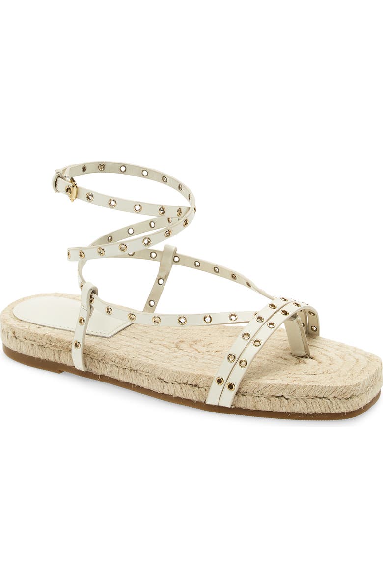 Madewell The Mira Espadrille Sandal, Main, color, Ivory