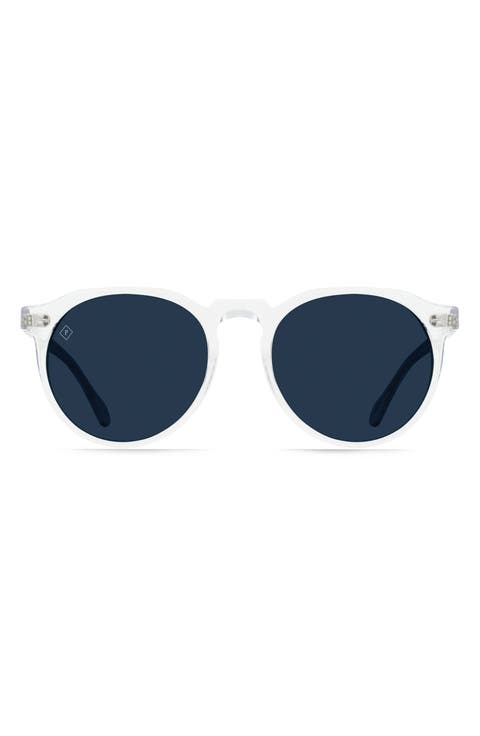 Remmy 52mm Polarized Round Sunglasses