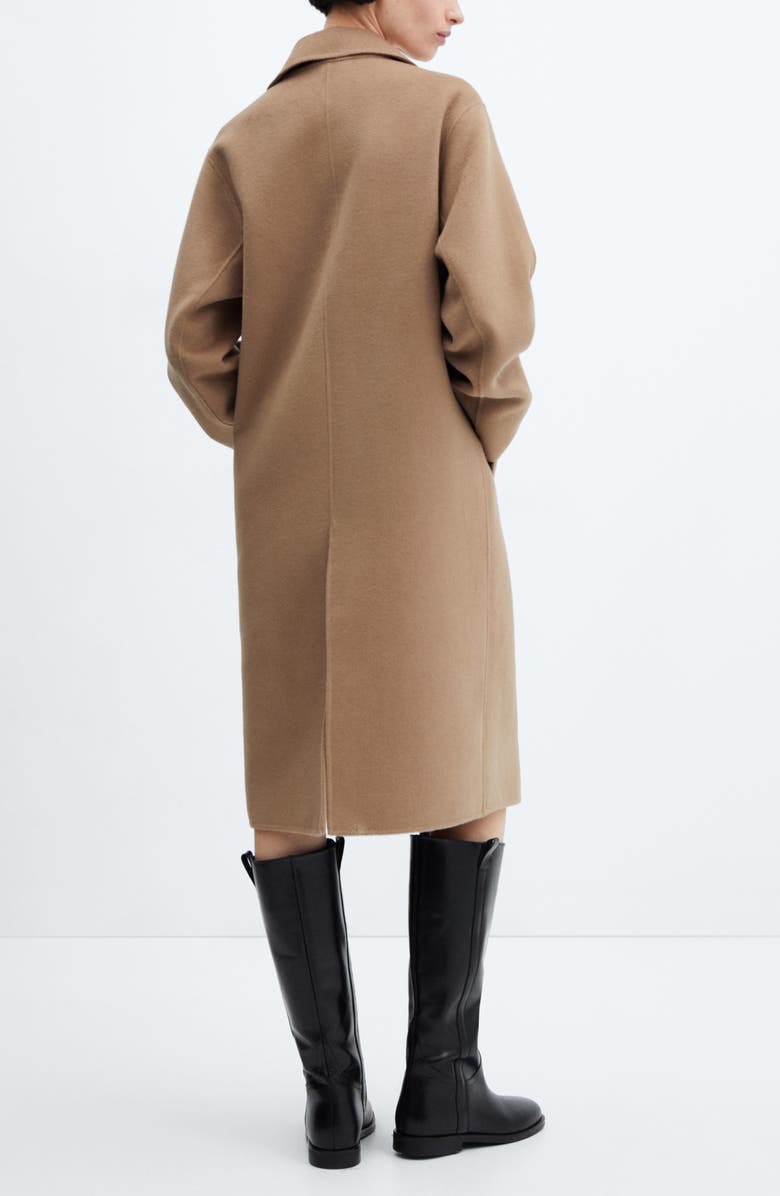 MANGO Oversize Wool Blend Coat, Alternate, color,